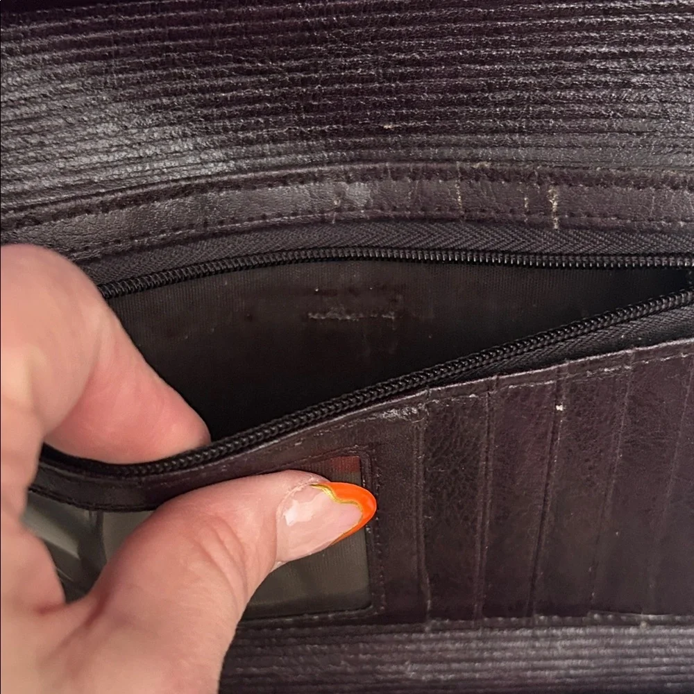 Rolfs Rich Brown/maroon  Leather wallet